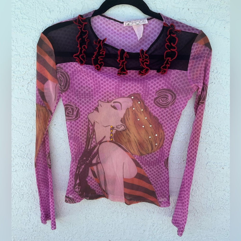 Vintage I MODE Paris Top Shear YTK